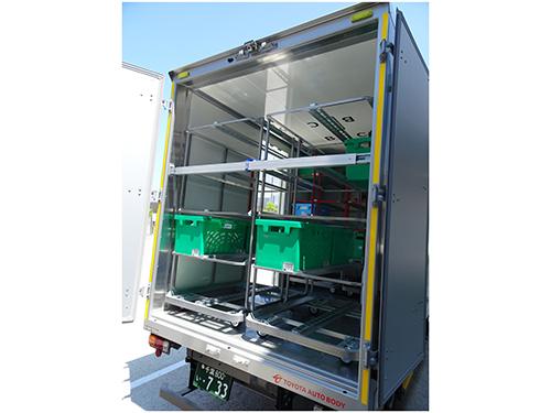 配送トラックは冷蔵・冷凍対応